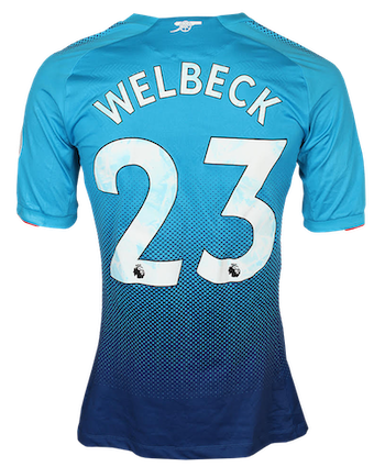 Original matchworn Arsenal FC away jersey by Danny Welbeck!