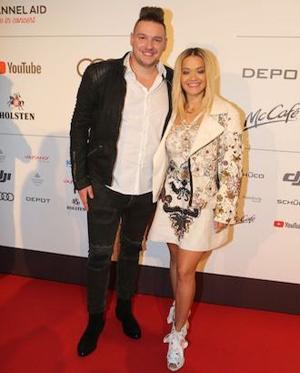 Fabian Narkus of Fabs Foundation with Rita Ora